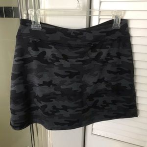 Black Camo Tennis/Golf Skirt